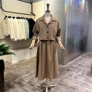 [ab.f.z]AOA5HO33G_롤업 소매 자켓 민소매 원피스 셋트