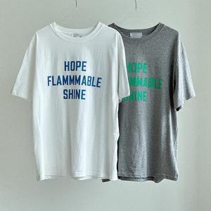 [강물처럼]빅사이즈사랑해요 P641L307 샤인배색20수면반팔티 GY