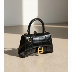 발렌시아가 아워글래스 탑 핸들 백 XS 여성 가죽 토트백 숄더백 592833 1LRGM 1000