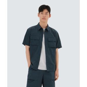 스노우피크 SNOWPEAK APPAREL 타슬란 투포켓 반팔 셔츠 (S25MMLSH50) Vintage Green S25MMLSH50VG 337906