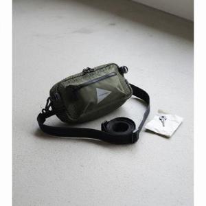 앤드원더 and wander 3D 메쉬 웨이스트백 힙색 카키 5745985229-180