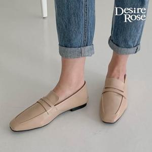 [디자이어로즈][디자이어로즈] 여자 가죽 2way 폴딩 플랫 로퍼 (