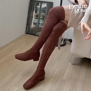 [디자이어로즈][디자이어로즈] 여자 니오버 스웨이드 스판 부츠