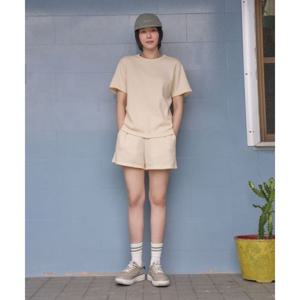 스노우피크 SNOWPEAK APPAREL 와플 여성 반바지 (S25MWFKH37) Pastel Yellow S25MWFKH37PY 337405