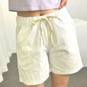 면스판 - 스판 밴딩 데일리 4부 반바지 MFNC030017