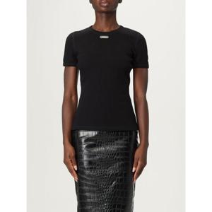 알렉산더맥퀸 로고 각인 리벳 디테일 립 티셔츠 833859 QLAER 1000