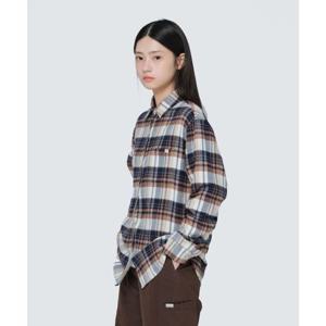 스노우피크 SNOWPEAK APPAREL 리사이클 여성 체크 셔츠 (SFSH03) Camel SFSH03CL 337449