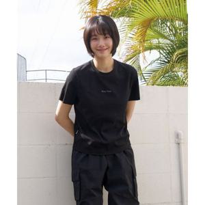 스노우피크 SNOWPEAK APPAREL 골지 여성 레귤러핏 반팔 티셔츠 (S25MWFTS39) Black S25MWFTS39BK 337552