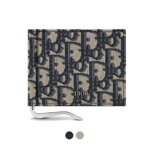 디올 오블리크 머니클립 카드지갑 지갑 남자 반지갑 2ESBH069YSE