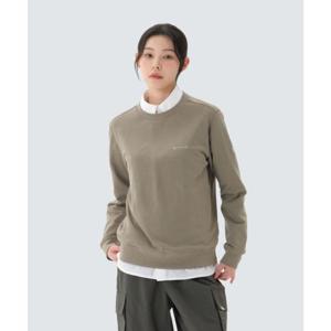 스노우피크 SNOWPEAK APPAREL 랜드 여성 에센셜 맨투맨 (S26SWFHT51) Vintage Gray S26SWFHT51VY 337568