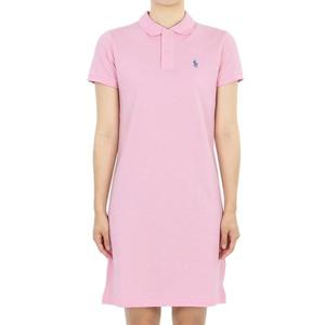 24 SS 폴로랄프로렌 여성 포니 로고 미디 원피스(핑크) 211799490 012