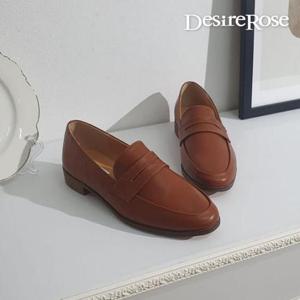 [디자이어로즈][디자이어로즈] 여자 봄구두 가죽 단화구두 로퍼