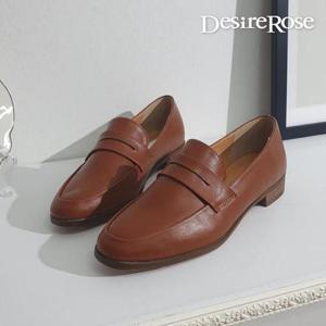 [디자이어로즈][디자이어로즈] 여성 봄 가죽로퍼 페니로퍼 단화