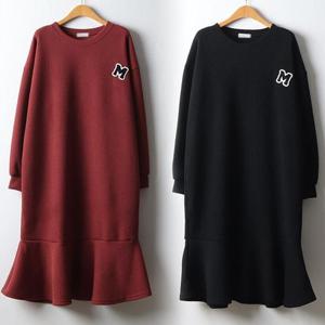 [강물처럼]위쉬몰 OL M골지머메이드원피스(J433H310) 빅사이즈 (