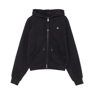 비비안웨스트우드 크롭 후드집업 여성 1I010012 J006O N401