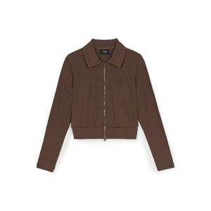 MLB자켓 PQJ 3FTRB1151-50BRS 여성 베이직 골지 슬림핏 크롭 집업 뉴욕양키스