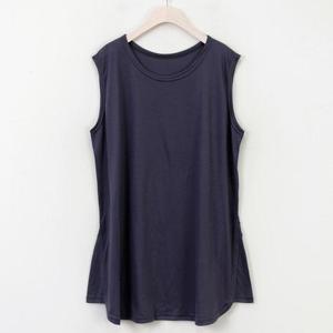 [강물처럼]빅사이즈여성의류 A와이드나시 DWW5142 박시 언발 티