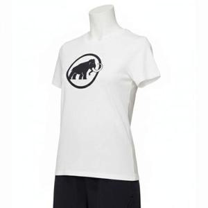 마무트 코어 티셔츠 여성 클래식 반팔 화이트 1017-04072-0243