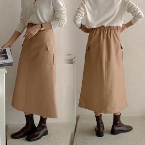 [강물처럼]위쉬몰 LT 피어카고포켓롱스커트(Q171H311) 빅사이즈