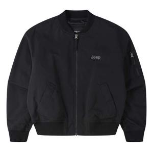 [지프]남여공용 와펜패치 아플리케 항공점퍼(블랙)JR1JPU256BK
