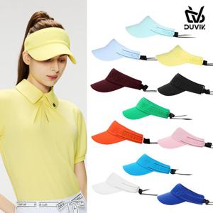 [gs] 듀빅 여성 입체 로고 자수 리본 썬바이저 DF1WAP711