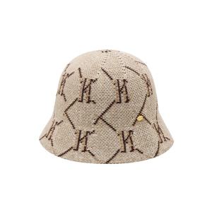 [헤지스ACC]LL[쇼핑백동봉]HIHE6E023 아이보리 이니셜로고 면혼방 버킷햇