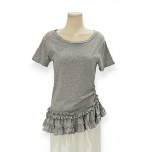 [트위]러블리 프릴 라운드 반팔 티셔츠 TOCBFTS028