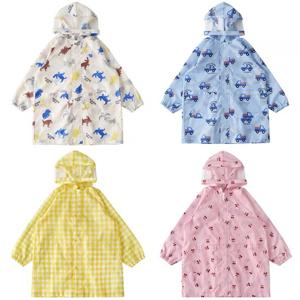 [블루독]멀티공룡,도기자동차,깅엄체크,체리 레인코트 26920-660-01,02,03,50