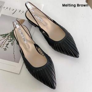 [로즈블로썸][멜팅브라운] 여자 구두 여자 슬링백 여름구두 K46