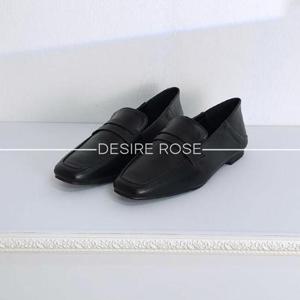 [디자이어로즈][디자이어로즈] 여자 블랙로퍼 가죽로퍼 페니로퍼