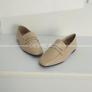 [디자이어로즈][디자이어로즈] 여성 봄 가죽로퍼 페니로퍼 슬림