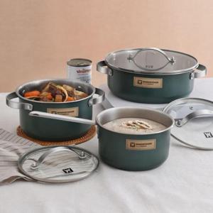 냄비세트 바겐슈타이거 파머스 3종 스텐냄비_그린