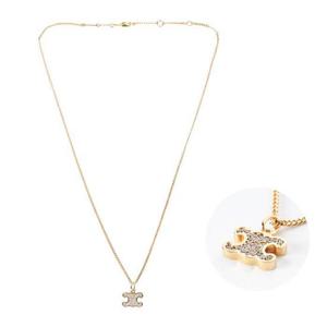 셀린느 460GB6BZI 35OR 트리오페 라인스톤 목걸이