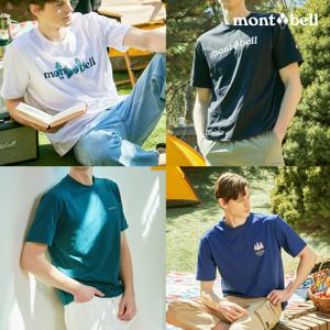 몽벨 남성 그래픽 반팔 티셔츠