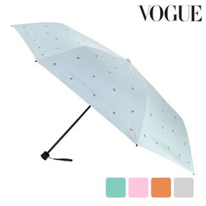 보그 50 체리 스트라이프 암막코팅 3단 슬림 수동우산 MUVGU60001