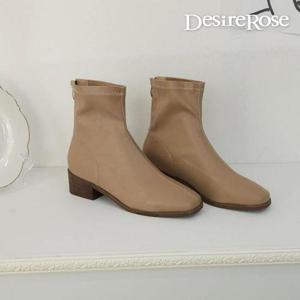 [디자이어로즈][디자이어로즈] 여성 스판가죽 삭스부츠 앵클부츠