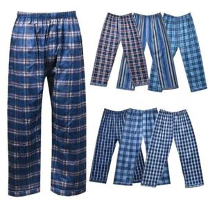 수면바지 면100% 국내생산 남자잠옷바지 9부 체크 파자마 긴바지 사계절용