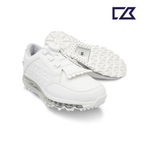 커터앤벅 여성 실버 포인트 태슬 다이얼 골프화 - CBL6AGS3332