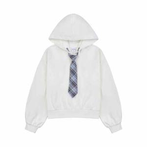 APPLE PINK 넥타이 크랍 후드티(T0166세트) APK8T166GSI_IV