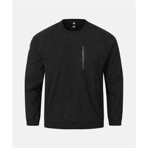 데상트 트레이닝 포켓 우븐 맨투맨 블랙 SR123TWH21 SR123TWH21_BLK0 360066