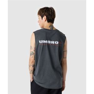 엄브로 UMBRO 피그먼트 다잉 빅로고 슬리브리스 차콜(UQ321CSL72) UQ321CSL72_DCH0 372711