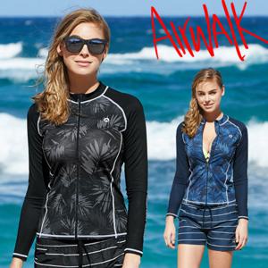 에어워크서프 여성래쉬가드 집업 YAWe5236 /레쉬가드/래시가드