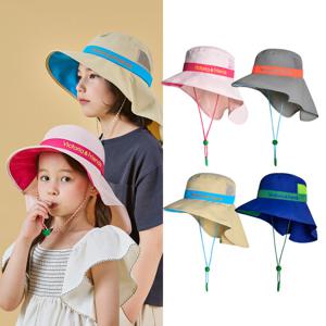 [빅토리아앤프렌즈] 휘슬 챙모자_UV와이어 플랩썬햇