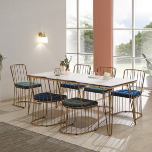 로드퍼니처/티파니 6인용 이태리 세라믹 식탁세트(의자6)/1700