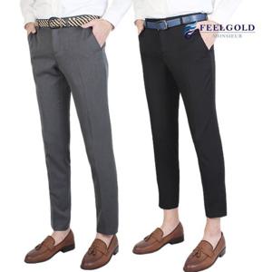 [필골드][필골드] 남성 춘추 스판 10부 9부 슬랙스팬츠 D15n22