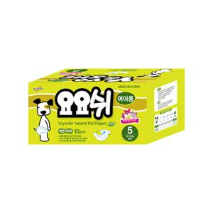 요요쉬 반려견용 내추럴 여아용 기저귀 10매 5단계