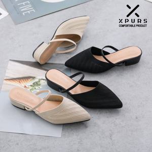 [엑스퍼스]니트소재 여성 뮬 슬링백-제시302