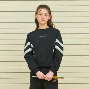 [오션스카이] [2color]여아 절개 배색 가오리 맨투맨 T-shirt