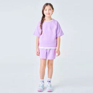 [휠라키즈] Girls 테리 반팔&반바지 셋업 (FK2FSF2202F_LVD)