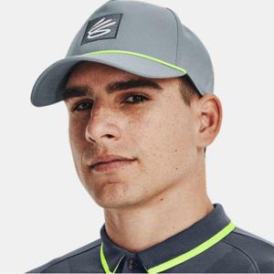 언더아머모자 RQD 1377792-465 남성 커리 골프 어저스터블 캡